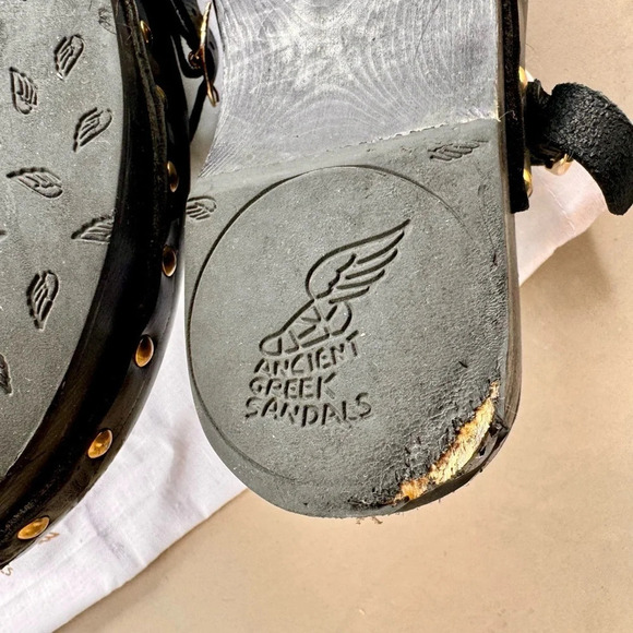 Ancient Greek Sandals Women’s Black Classic Closed Clog - Picture 10 of 13